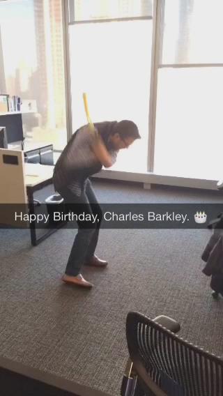 Yup. Happy Birthday, Charles Barkley.  (By the way, we\re on Snapchat. Find us at: golfdigestmag.) 