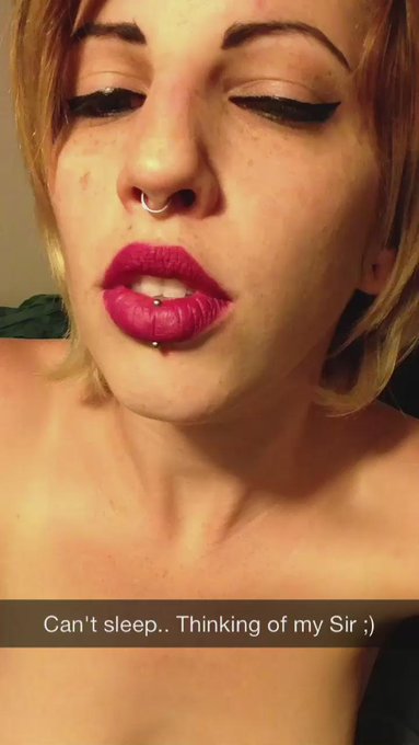 Can't sleep.. Thinking of my Sir... ;) #Lips #BigLips #Tongue #Pierced #OnPoint http://t.co/Z19IVEzt