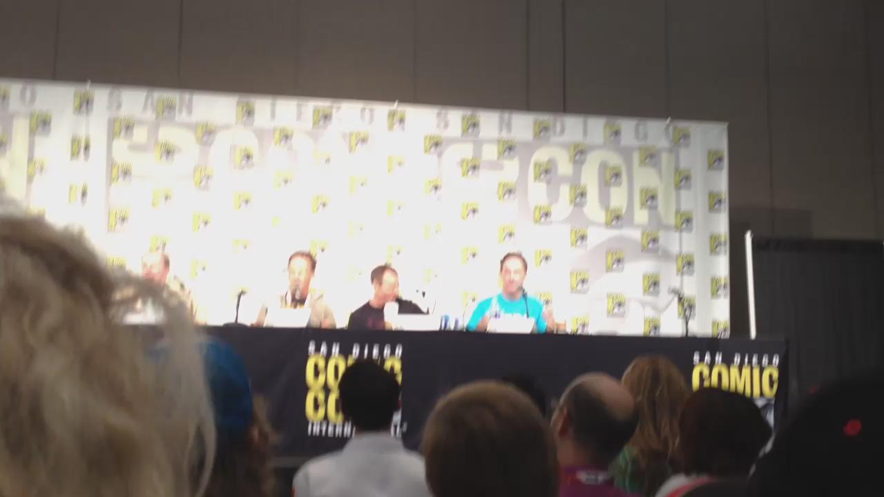 Everyone at the Spongebob panel wished Tom Kenny a happy birthday! 