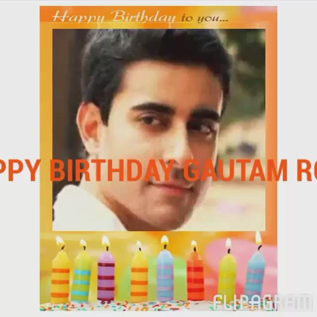 Happy Birthday to you, dear Gautam Rode. I love you so much :-* <3 