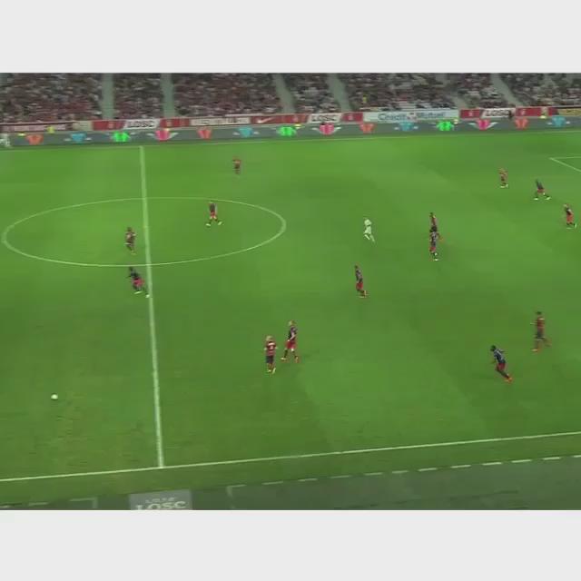 Over 27,000 Lille fans sing Happy Birthday to goalkeeper Vincent Enyeama! What a sight! 