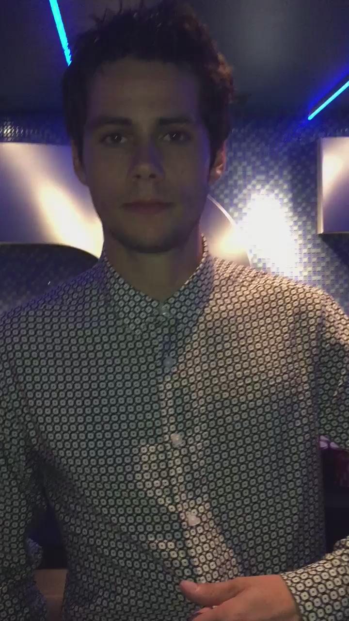 The best birthday gift a girl can ask for Dylan o\brien wishing me a happy birthday      thank you 