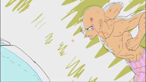 躍動感すごい マッドハウス公式によるtvアニメ ワンパンマン 線画撮影データ Togetter