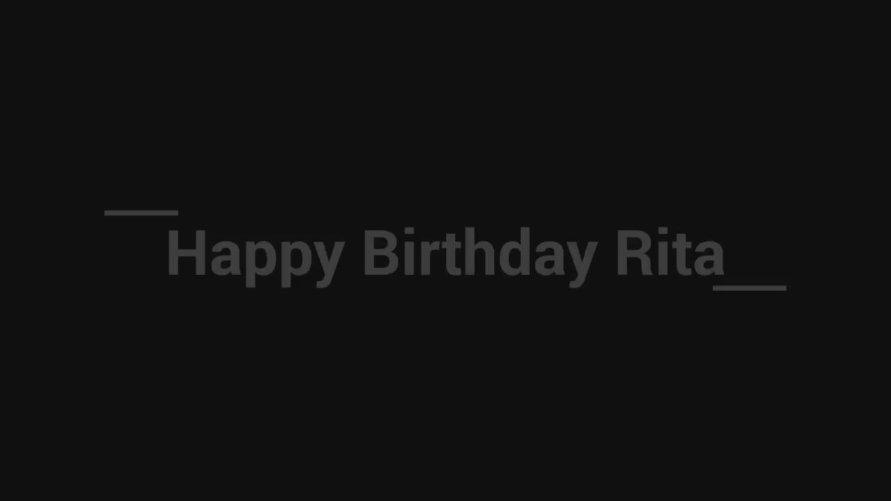  Happy Birthday Rita Ora     