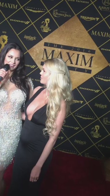 Some of my red carpet interview on the red carpet at the @MaximMag party. @Dodge #keepingitontheDL https://t