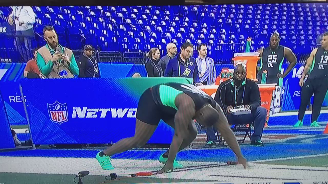 Monty on X: "This guys balls fall out during the 40 at NFL Combine Lolol  https://t.co/DBFh8BQx9y" / X