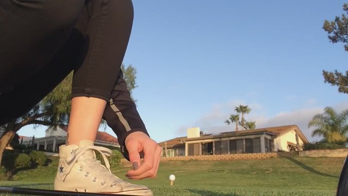 Golfed today and heading home to get on cam!!! Come hang!!! Hope you guys had a good day! 💕 https://t<a href="/tag/demcheeks"class="tags"><span>#demcheeks</span></a>