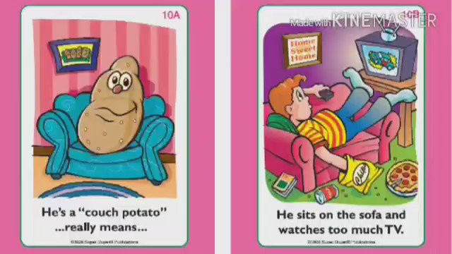 تحدث الإنجليزية On Twitter فيديو Couch Potato بطاطا الكنبة أو