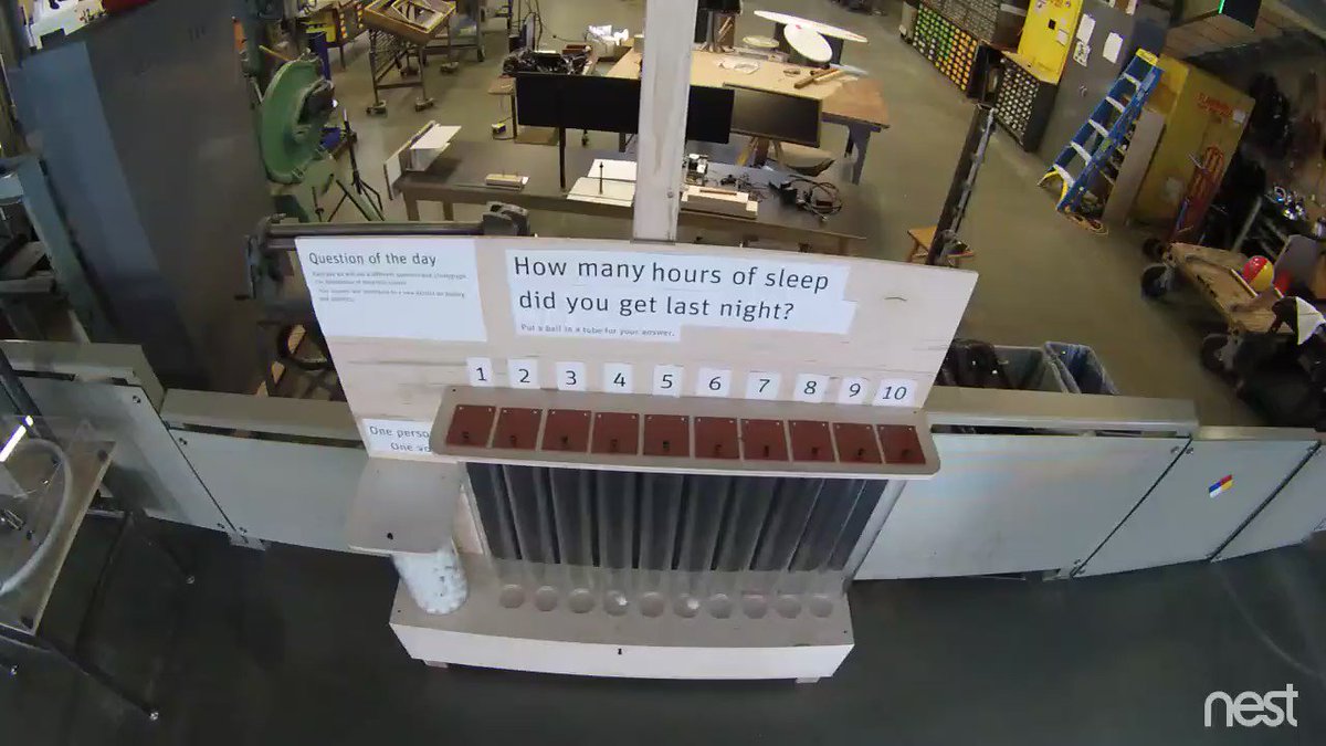 Ping Pong Ball Voting Prototype Hours Sleep Night Exploratorium