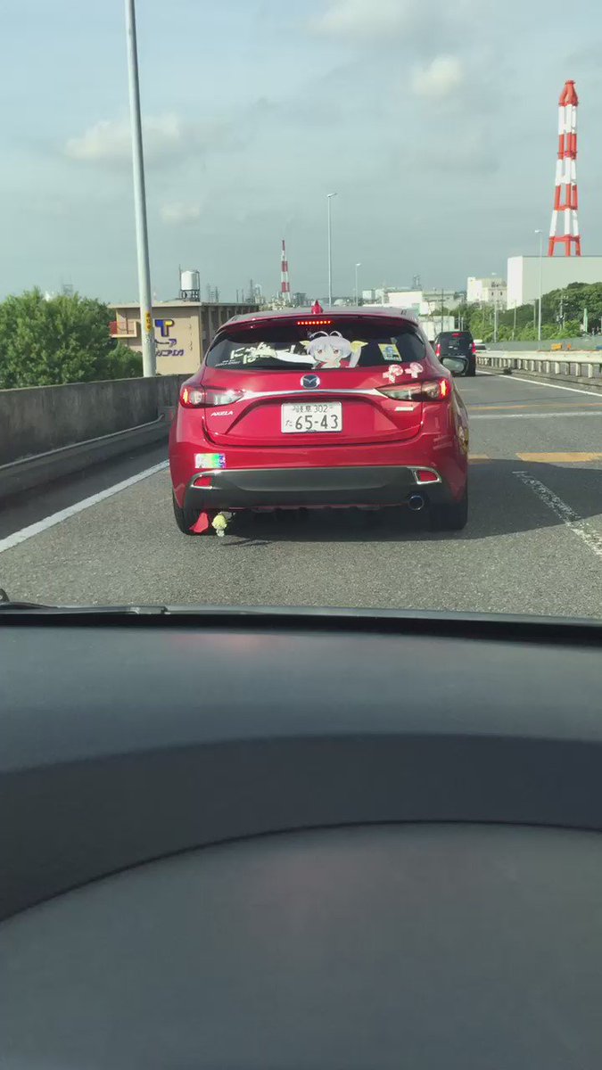 この痛車やばいwリアワイパーの使い方が斬新過ぎて笑える 話題の画像プラス