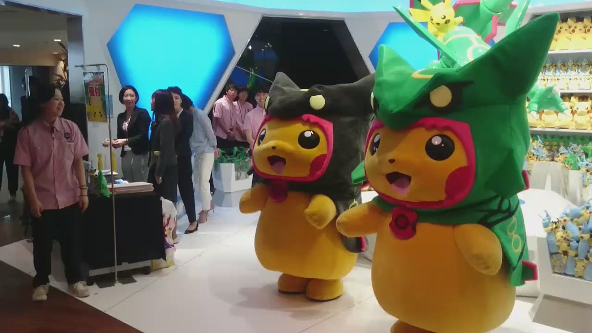 New Tokyo Skytree Pokemon Center Opens Features Exclusive Rayquaza Merchandise Interest Anime News Network