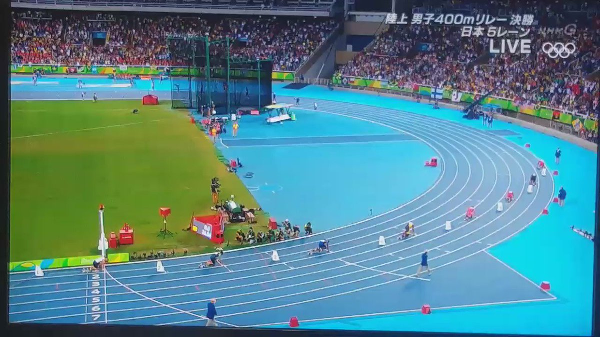 動画あり 陸上男子400mリレーでジャマイカにつぐ銀メダル 入場パフォーマンス含めて日本らしい リオ五輪 Togetter