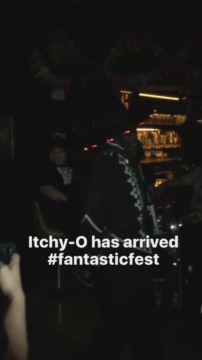 @itchy_O has entered the building. This drum line on crack is about to rock the sh*t outta FantasticFest.