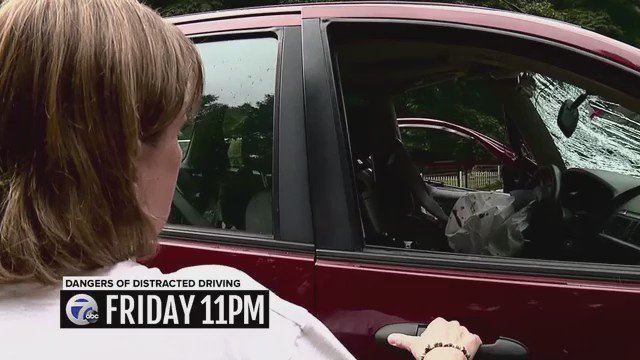 Hope you can tune in tonight at 11! A powerful message on distracted driving @wxyzdetroit