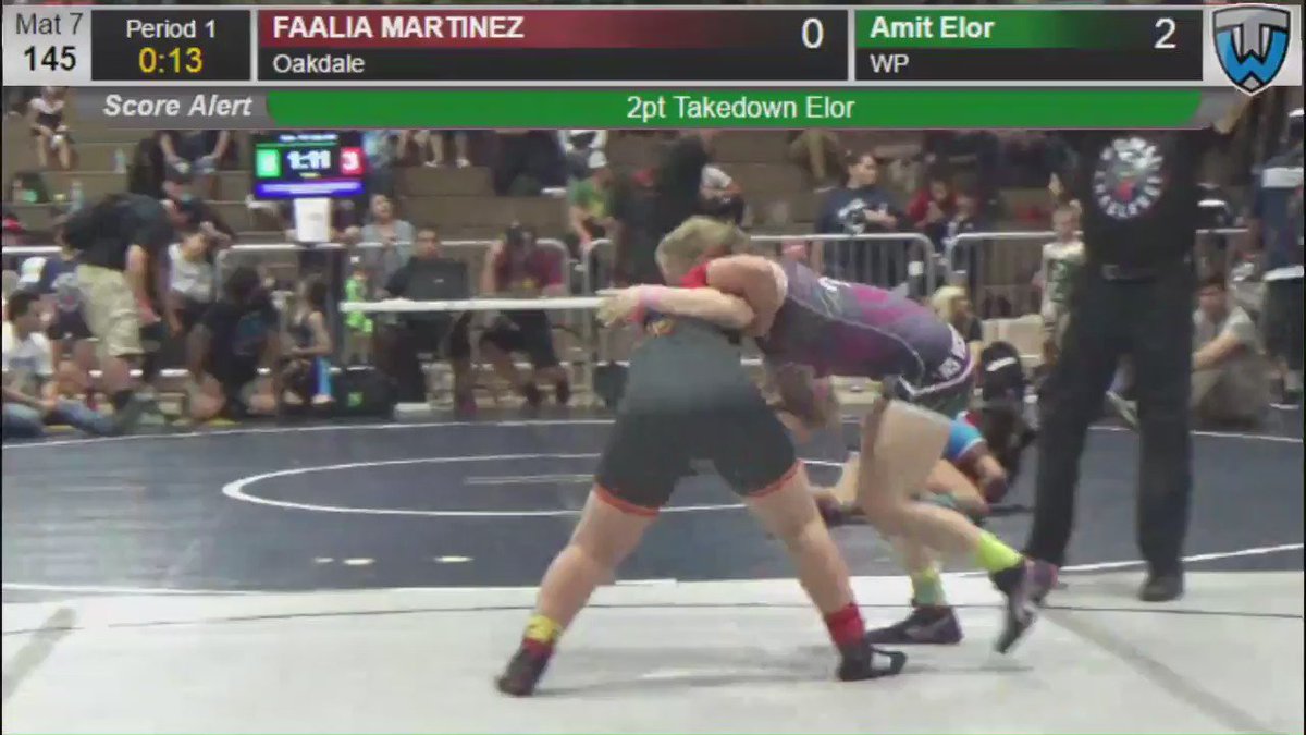 Trackwrestling on Twitter "Amit Elor showed off her throwing skills