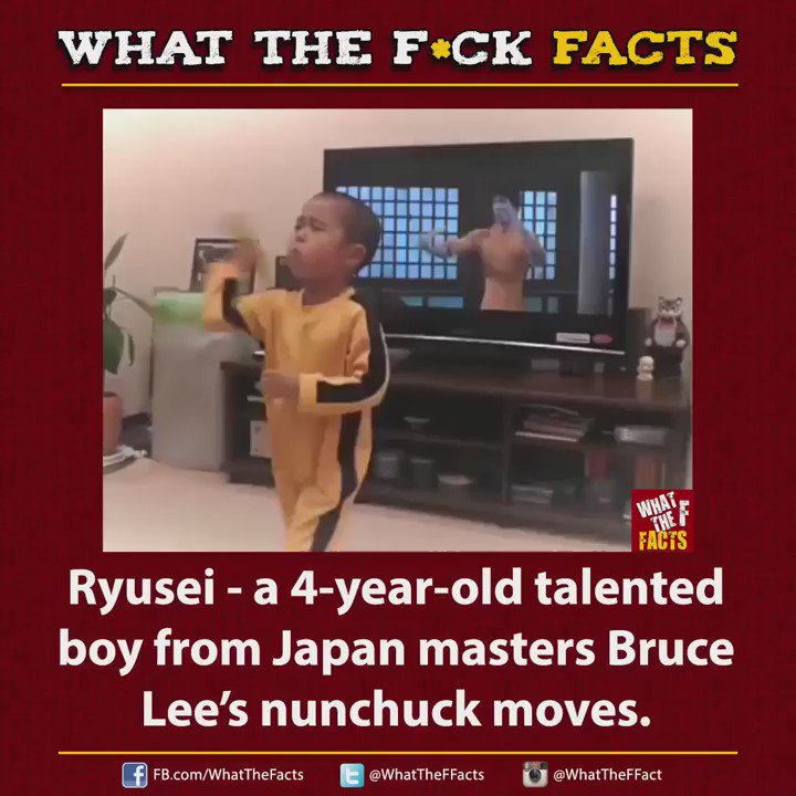 Bruce Lee in making!