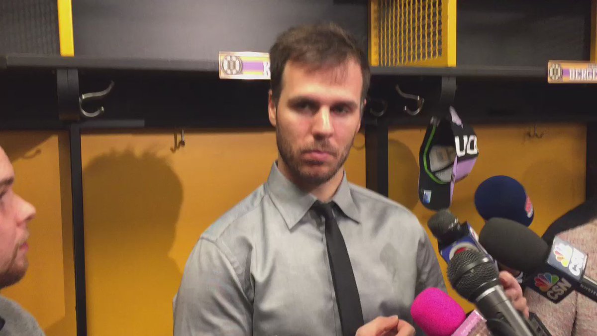 "Second period, we come out & don't respect the system...couldn't regroup after that."  Watch David Krejci postgame: https://t.co/SwHF6Et4CX