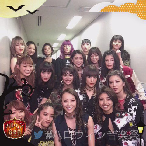 E-girlsのみなさんに今回、TV初披露の歌についてコメントを頂きました! #ハロウィン音楽祭 #tbs