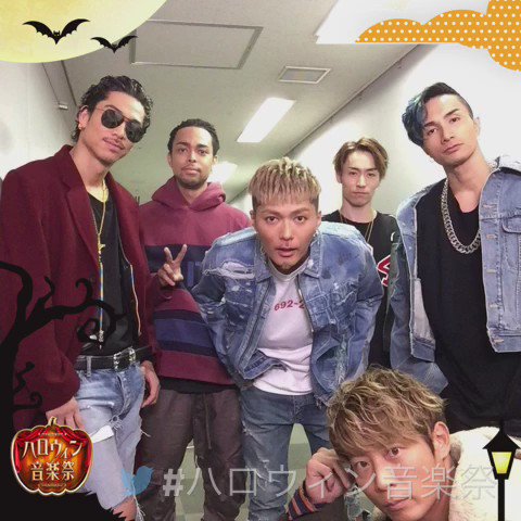 EXILE THE SECOND(@EXILETHESECOND_ @SHOKICHI_927 @iam_keiji @epi_tetsuya)のみなさんからコメントを頂きました! #ハロウィン音楽祭 #tbs