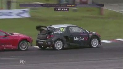 エイトがラリークロスでなかなかガチなラリー車両相手にバチバチに煽ってるやつあった( ˙-˙ )
