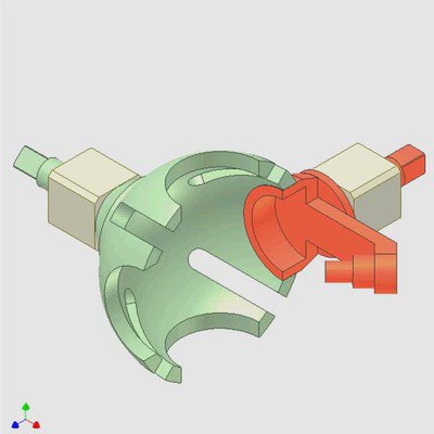 Spatial Geneva Mechanism