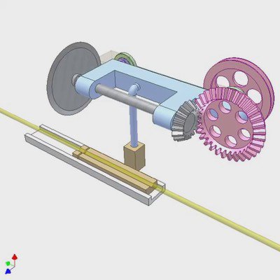 Mechanism for Cutting Cigarette Rod
