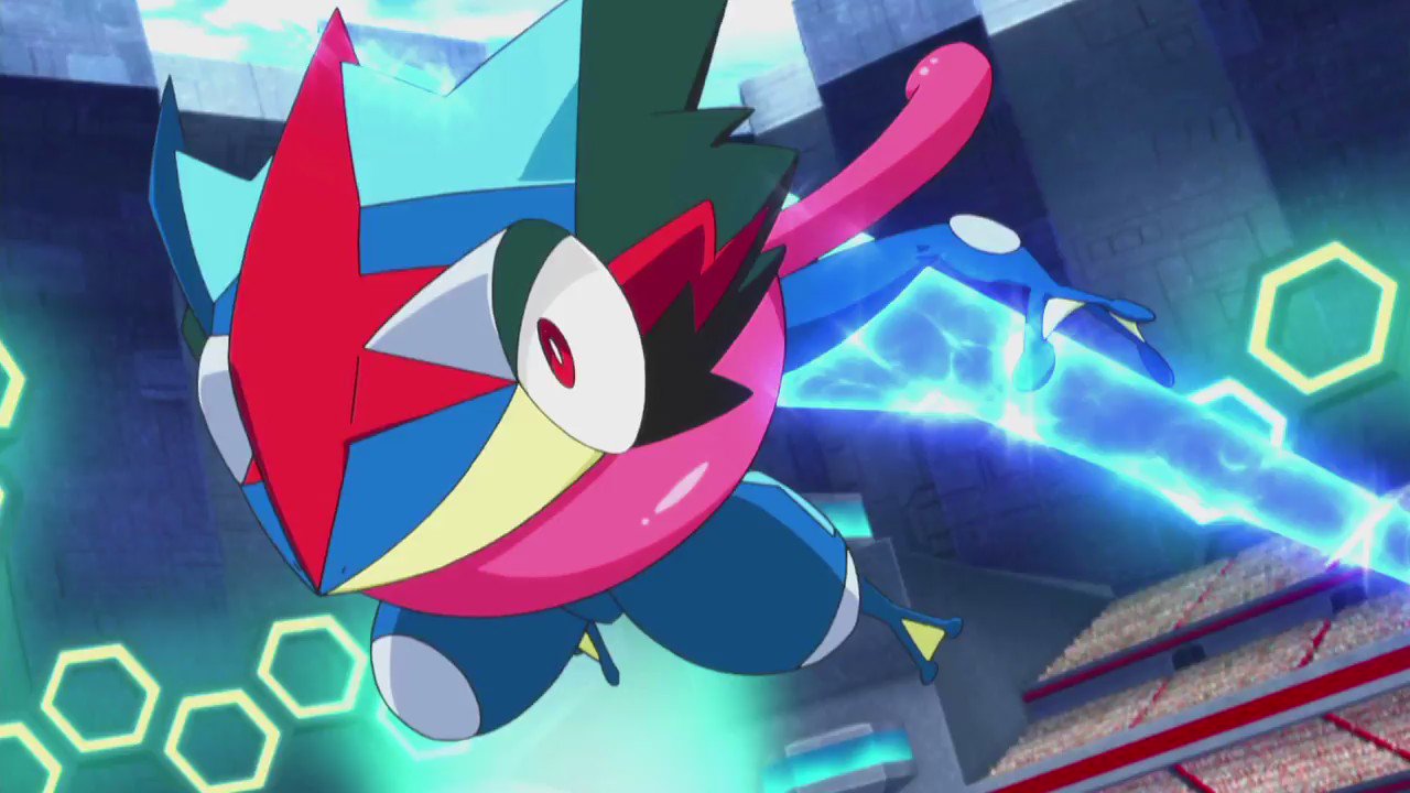 Ash greeninja vs mega sceptile