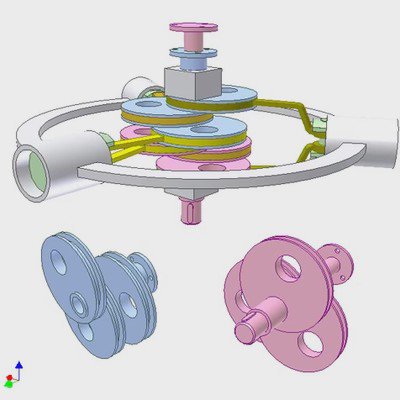 Drive for Coaxial Propellers