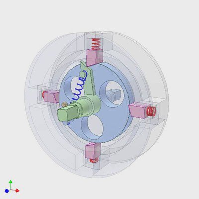 Mechanism for Deg. Rotation