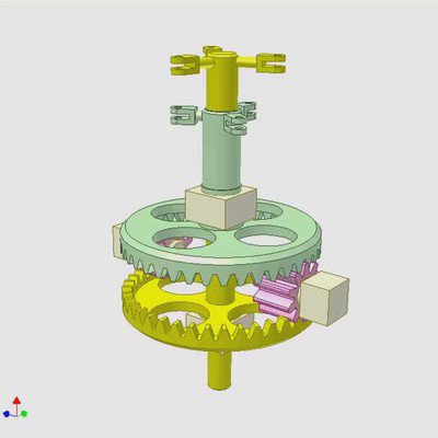 Face Gear - Drive for Coaxial Propellers