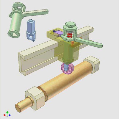 Spatial Friction Drive for Translating Motion