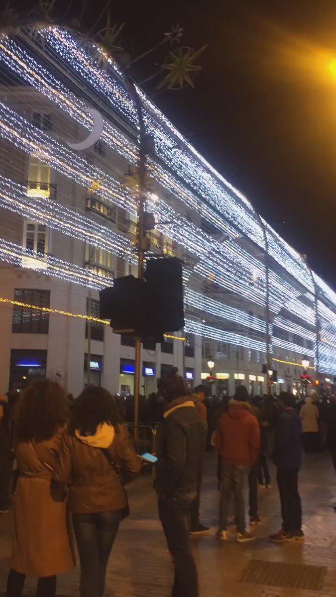 The amazing lights in Malaga 🇪🇸🎄🎅🏻🎆