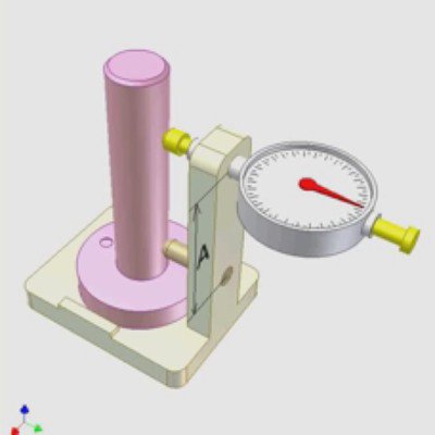 Checking Perpendicularity Between Face and Centerline of a Shaft