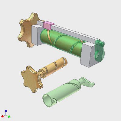 Two Screw-Slider Drive
