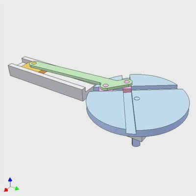 Conrod of Three Sliders Mechanism