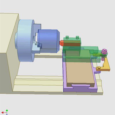 Copying Device on Lathe