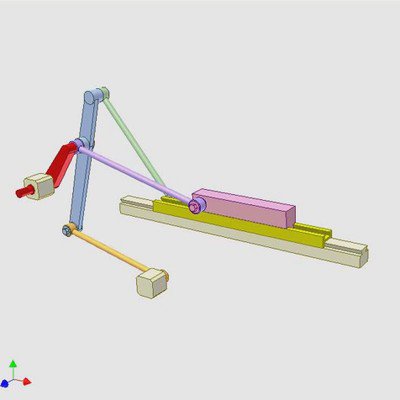Double Slider Crank Mechanism