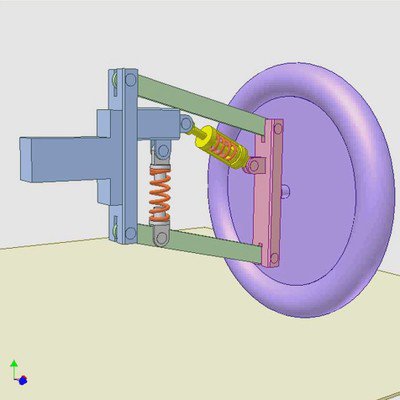 Wheel Spring Suspension