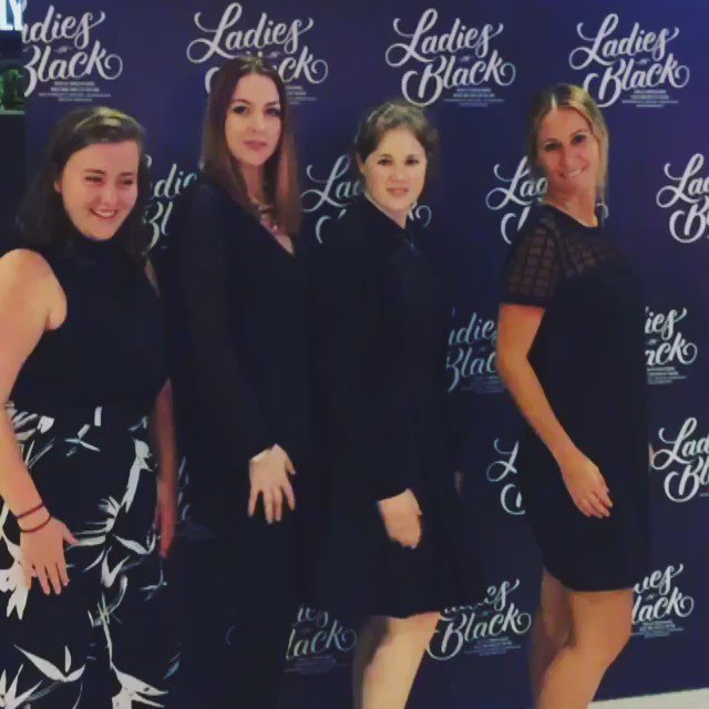 We're @ACMNAustralia LADIES IN BLACK *clap clap* big LOVE for this musical! π» #ladiesinblackau https://t.co/c8vD8XEX7q