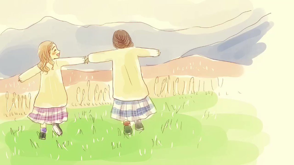 まだ千晃ちゃん卒業が素直に受け入れられず 泣いているのですが 宇野ちゃんソロver のhorizonを聴いていたらなんとなく宇野ちゃんの今の気持ちや aへの 千晃ちゃんへの強い愛がリンクして絵を描かずにはいられませんでした aイラスト 宇野ちゃんside 話題の