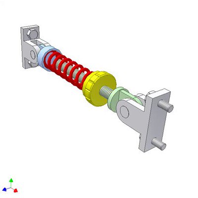 Adjusting Force of a Compression Spring