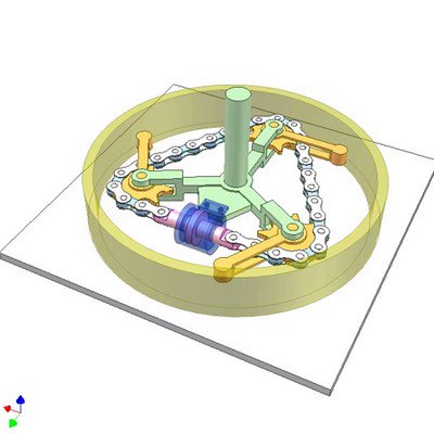 Chain Self-Centering Gripper