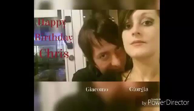 Dear Chris this is for you, we wish you a happy birthday  Corner  