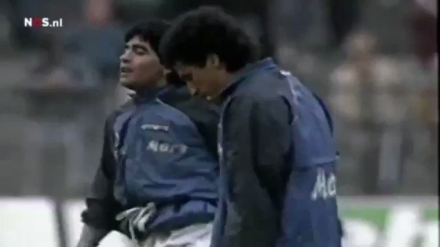 How to warm up by Diego Maradona