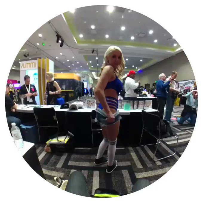 Fun at @InkedAngels booth at AEE 2017 #fun #dance #laugh #KenzieFrenzy https://t.co/xpmtM4q9F7