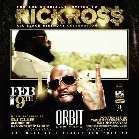 Happy birthday to Rick Ross,the boss!    