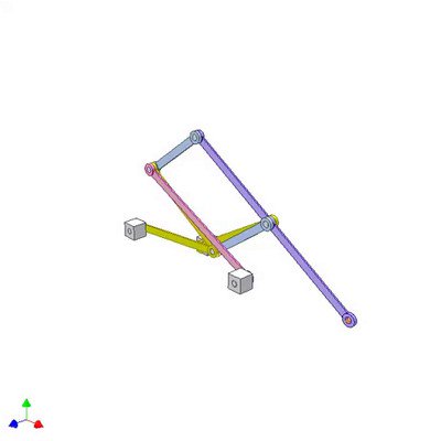 Linkage to Draw Two Perpendicular Straight Lines