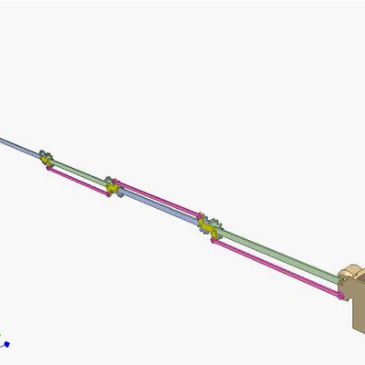 Folding Barrier (Straight Line Drawing Mechanism)
