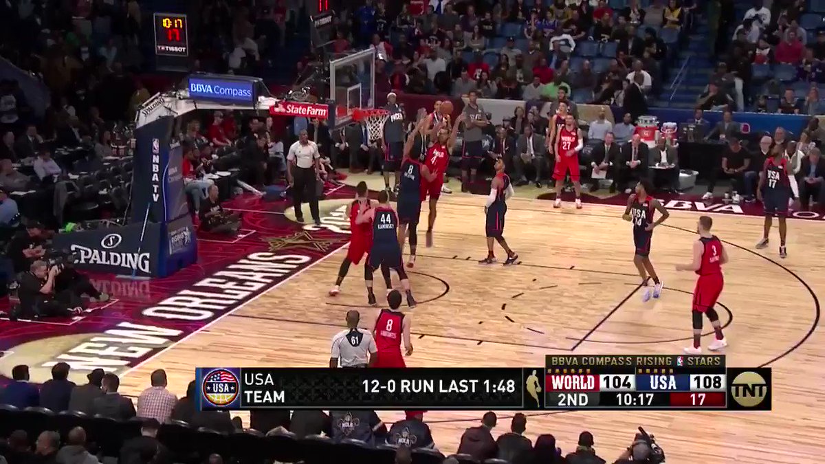🇪🇸 👌!Alex Abrines rises and hits a 3. #NBARisingStars https://t.co/DdhrxtDLtN