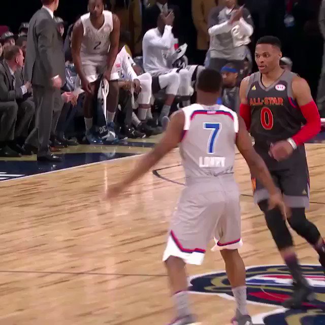 ICYMI or just want another 👀. Russell and his All-Star night in NOLA. #ThunderUp https://t.co/eLXJmTWwtt